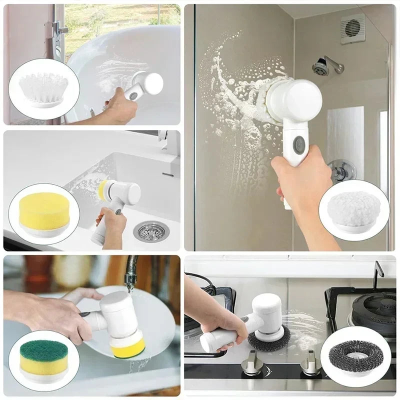 Cordless Electric Spin Scrubber